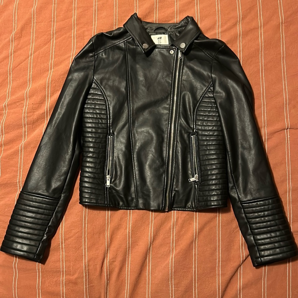 🖤Faux Leather Biker Jacket🖤